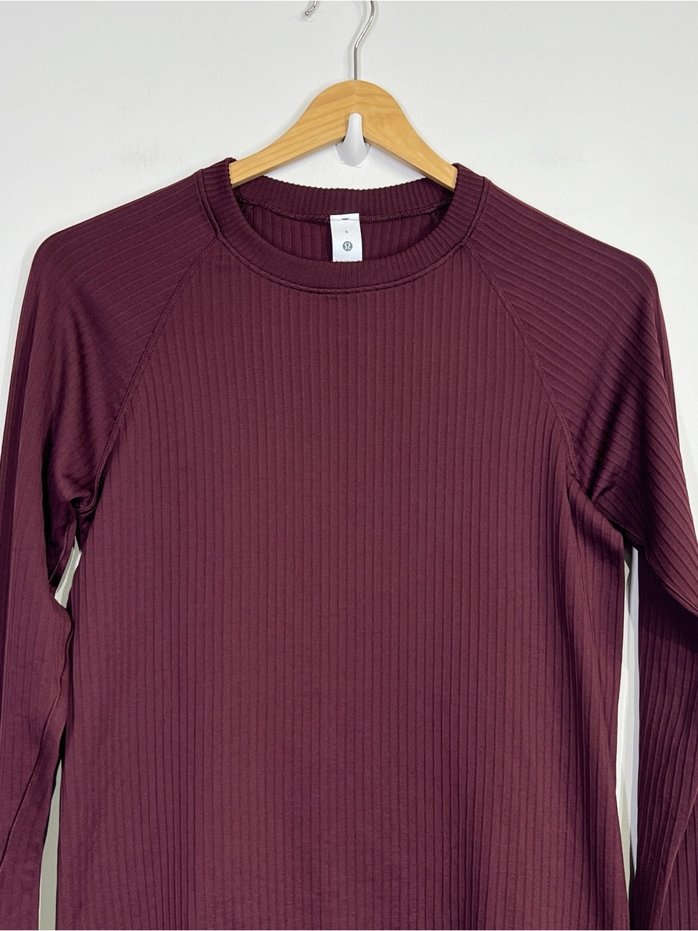 Lululemon NEW Rest Less Pullover Rib Garnet - Picture 4 of 7